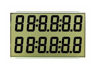 Panel LCD monocromático del dígito de la exhibición del TN Lcd del Lcd 7 de segmento de la exhibición de la pantalla transparente de encargo del Lcd para el tablero de instrumentos del combustible